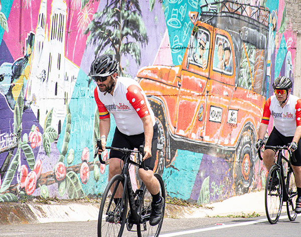 senior cycling tour Alto de Letras e-bike option Colombia