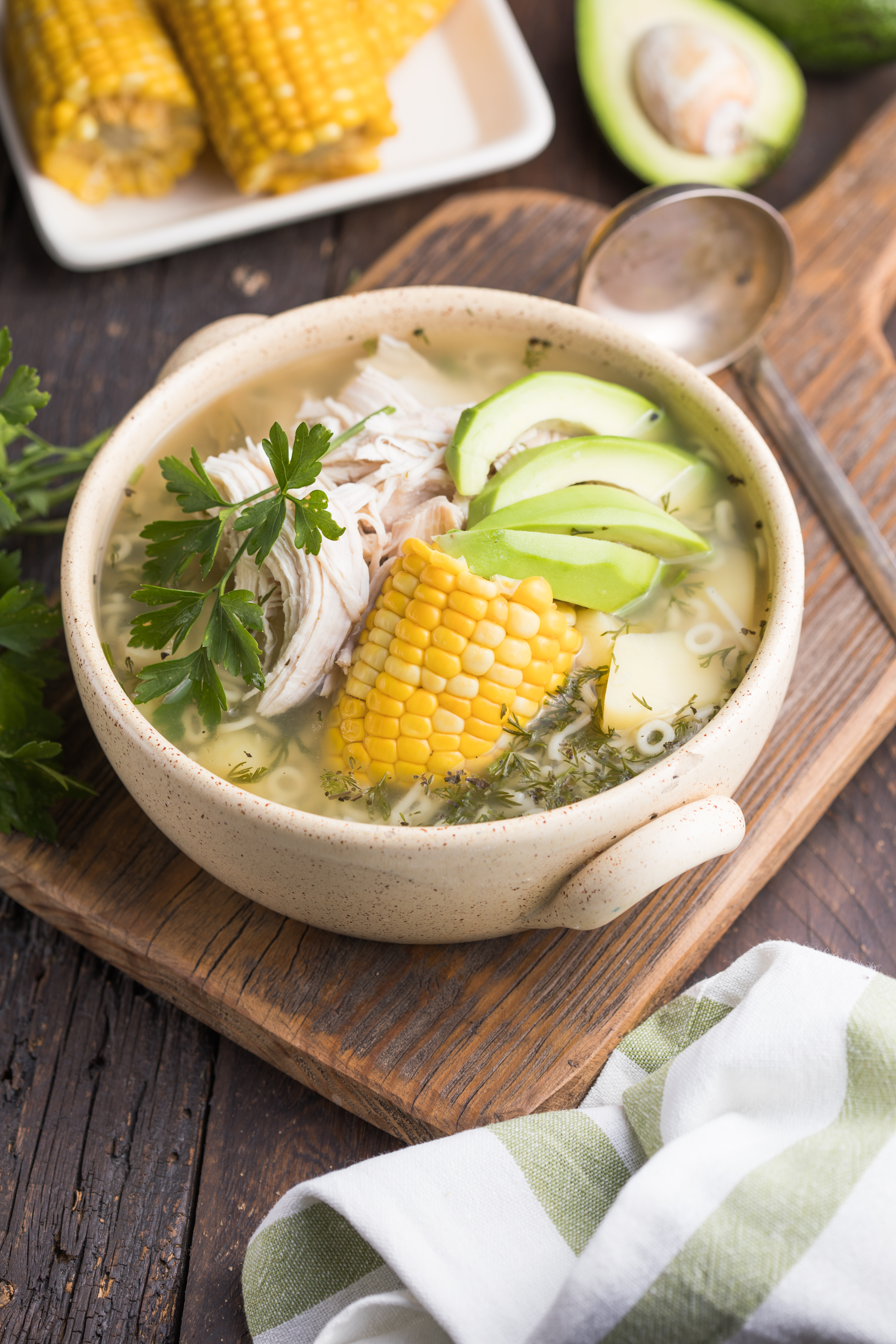 In Bogotá, the "must-try" dish is Ajiaco