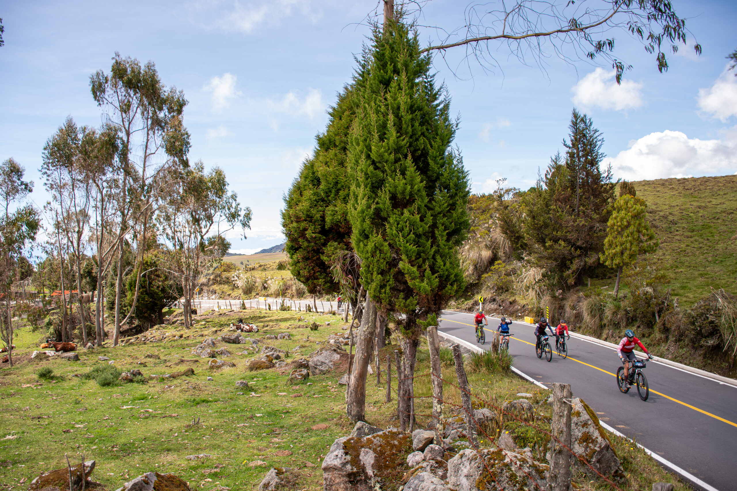 Cyclists climbing scenic Andean roads — is Colombia safe for cycling?