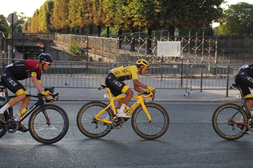 Colombian cyclist Egan Bernal at the Tour France 2019. By Chabe01 - Own work, CC BY-SA 4.0, https://commons.wikimedia.org/w/index.php?curid=81169457